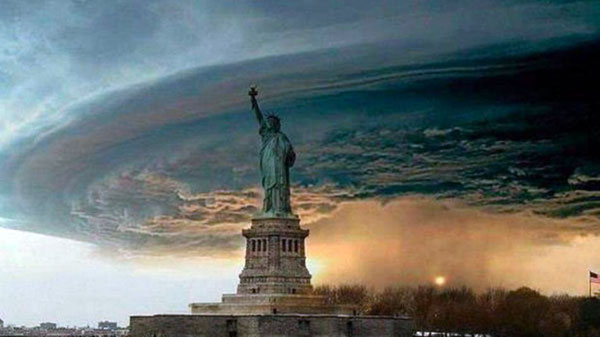 fake Hurricane Sandy photo